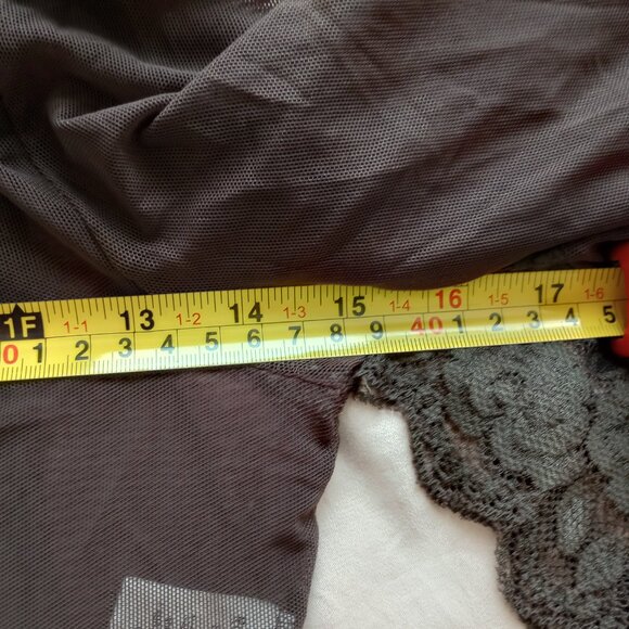 Ronen Chen NWT Designer Minimalist Sheer Mesh Tie Front Fairycore Cardigan - Picture 5 of 8